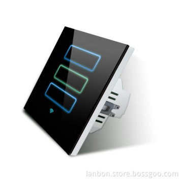 New model Europe type L6A smart switch, easy install smart wifi switch for light,curtain,fan